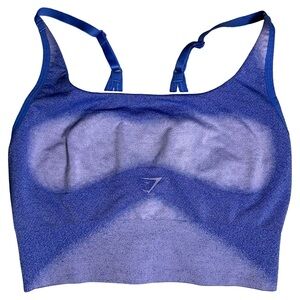 Gymshark Adapt Ombre Seamless Sports Bra Blue Purple Size Small S